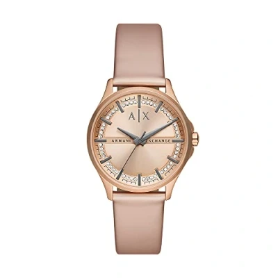 Abbildung von Armani Exchange Uhr Rose goldcoloured, Damen, Größe: One Size, gold coloured
