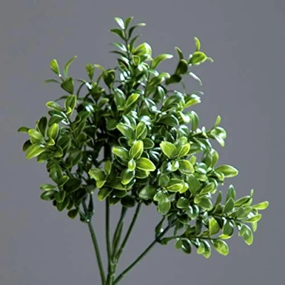 Abbildung von mucplants Künstlicher Buchsstecker 25cm Grün Buchsbaum Pick Bux Kunstpflanzen Steckstab
