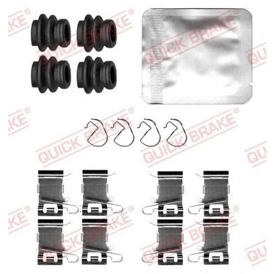 Abbildung von QUICK BRAKE 109 0183 Zubehörsatz, Scheibenbremsbelag TOYOTA: Corolla XII Kombi, C HR, RAV4 V, MAZDA: CX 30