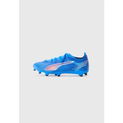 Abbildung von Puma Ultra 6 MATCH FG/AG Fußballschuhe Unisex Blue/White/Glowing Red Größe: 48