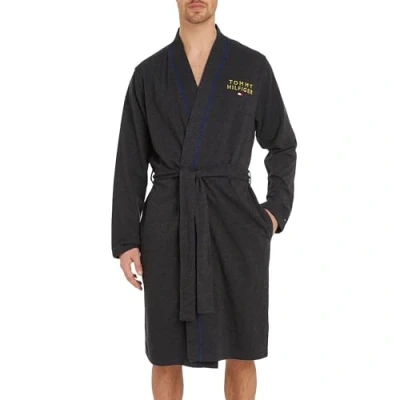 Abbildung von Tommy Hilfiger Bademantel, Herren, Größe: Small, Dark grey ht