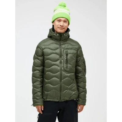 Abbildung von Peak Performance Helium Utility HOOD Daunenjacke, Herren, Größe: Large, Pine needle/olive extreme
