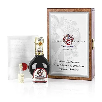 Abbildung von Aceto Balsamico Tradizionale DOP Riserva Secolare,100 Jahre,Geschenkbox,Malpighi, 100 ml