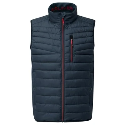 Abbildung von s.Oliver Herren 2156306 Steppweste, 5785 Blau, 4XL