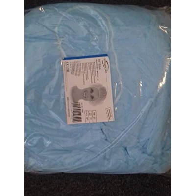 Abbildung von HYGONORM Bettina Baretthaube Light, Beutel, 1 Packung = 100 Stück, 53 cm, blau
