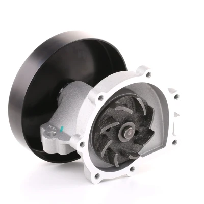 Abbildung von RIDEX 1260W0116 Wasserpumpe Aluguss mit Riemenscheibe inkl. Dichtungssatz Schraubensatz mechanisch Metall 131 SAAB: 9 5 Kombi, Limousine