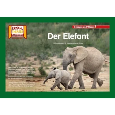 Abbildung von Kamishibai: Der Elefant: 10 Fotobildkarten für das Erzähltheater