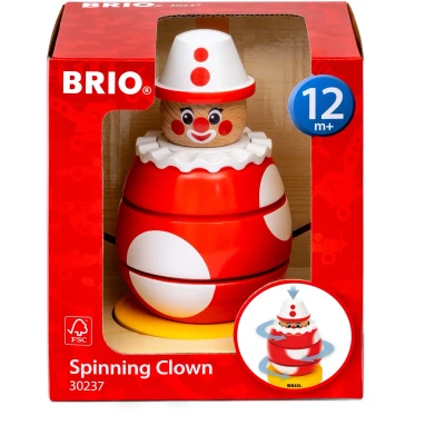 Abbildung von BRIO 30237 Drück &amp; Dreh Clown, Babyspielzeug
