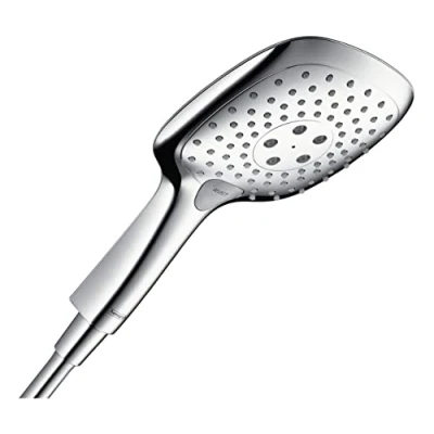Abbildung von hansgrohe Handbrause &quot;Raindance Select E&quot;, 15cm, 3 Strahlarten, chrom