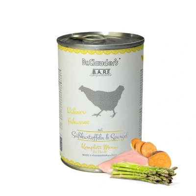 Abbildung von Dr.Clauder ́s B.A.R.F. Komplett Menue Hühnerfrikassee 400g