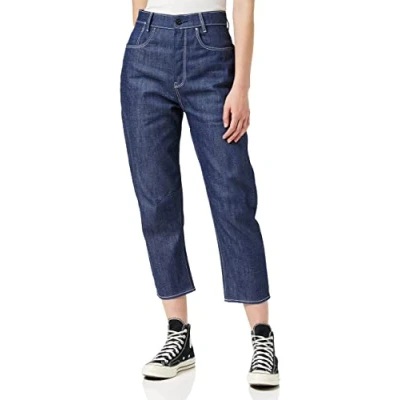 Abbildung von G STAR RAW Damen C Staq 3d Boyfriend Crop Jeans C, Blau (raw denim D17869 C665 001), 29W / 32L