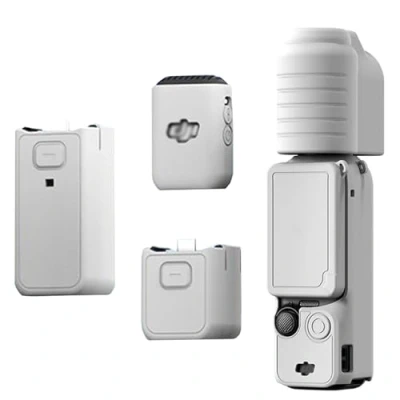 Abbildung von Buziba Silikon Schutzhülle für DJI Osmo Pocket 3, Schutzhülle, Handheld Gimbal Action Kamera Zubehör (grau)