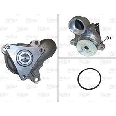 Abbildung von VALEO 506976 Wasserpumpe ohne Riemenscheibe mit Dichtungen Deckel HYUNDAI: Getz, i30 I Schrägheck, i10 I, KIA: Picanto cee‘d Schrägheck