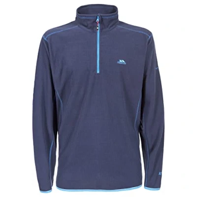 Abbildung von Trespass Jeremy, Midnight Blue, S, Leichtes Fleece 170g/m² für Herren, Small, Blau
