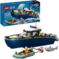Abbildung von 60456 City Verfolgungsjagd im Polizeiboot, Konstruktionsspielzeug