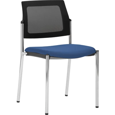 Abbildung von Mayer Sitzmöbel Stapelstuhl 2519 Blau/Chrom