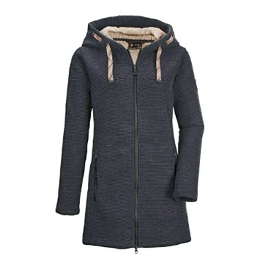 Abbildung von G.I.G.A. DX Damen Casual Strickfleeceparka/Fleecejacke mit Kapuze GW 54 WMN KNTFLC PRK, dunkelnavy, 34, 37640 000