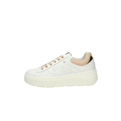 Abbildung von Nero Giardini E513090D Skipper Weiß Sportliche Sneakers für Damen aus Leder mit niedrigem Keilabsatz, Weiß, 38 EU