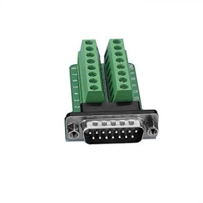 Abbildung von SIENOC DB15 G2 2Row 15Pin Stecker Adapter Breakout Board Anschlüsse Schraubenmutter (DB15 01 Adapter)