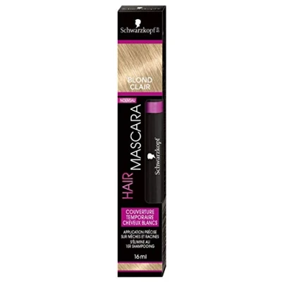 Abbildung von Schwarzkopf Hair Mascara Temporäre Haarfärbung Hellblond 16 ml 2 Stück