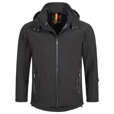 Abbildung von Alessandro Salvarini Softshelljacke ASBasiri mit abnehmbarer Kapuze