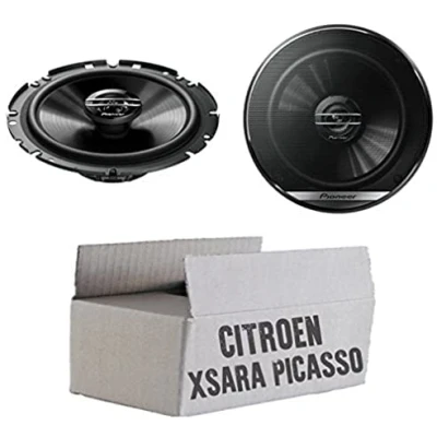 Abbildung von Citroen Xsara Picasso Lautsprecher Boxen Pioneer TS G1720F 16,5cm 2 Wege Koax Koaxiallautsprecher Auto Einbausatz Einbauset