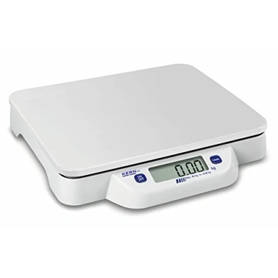 Abbildung von KERN Tischwaage, Flach, Mobil, Unkompliziert, 50 kg Wägebereich, 20 g Ablesbarkeit