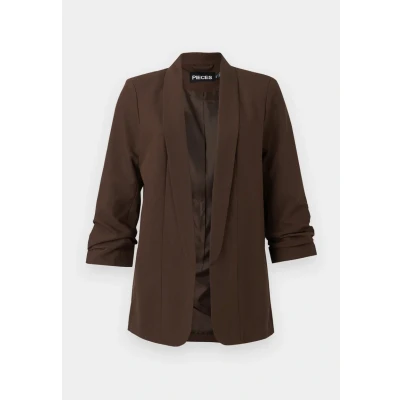 Abbildung von Pieces Pcbosella Blazer, Damen, Größe: XS, Hot fudge