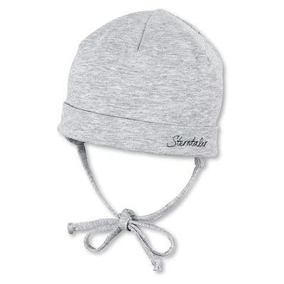 Abbildung von Sterntaler® Beanie OCS melange (1 St., Kinder Mütze tragbar mit und ohne Umschlag) Babymütze aus Singlejersey Beaniemütze unifarben