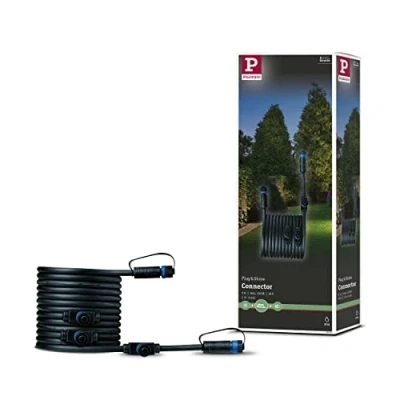 Abbildung von Paulmann LED Gartenstrahler &quot;Plug &amp; Shine Kabel 5m 4 Ausgänge IP68 Schwarz&quot;