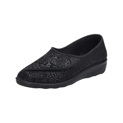 Abbildung von Josef Seibel Slipper, Damen, Größe: 37, Schwarz Textil