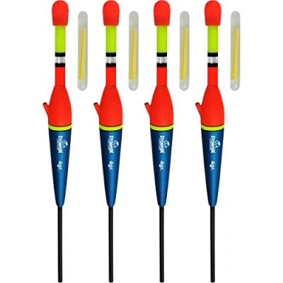 Abbildung von 4 Knicklicht Durchlaufposen (4 g) inkl. Knicklichter