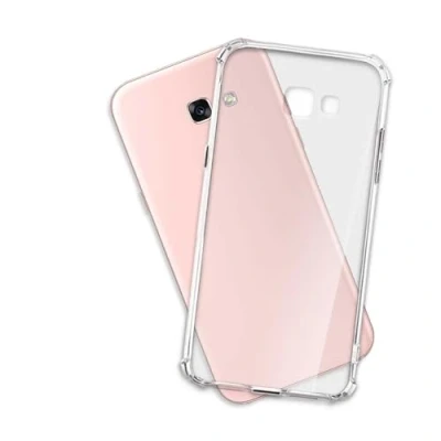 Abbildung von mtb more energy® Hülle Crystal Armor kompatibel mit Samsung Galaxy A7 2017 (SM A720, 5.7&#039;&#039;) verstärkte Ecken Anti Shock Schutzhülle Case Cover Tasche