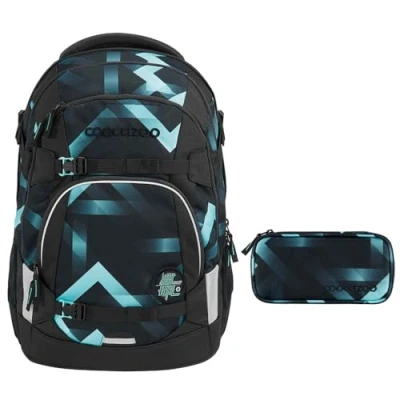 Abbildung von coocazoo MATE Schulrucksack Set 2tlg inkl. Schlamperbox (Laser Lights)