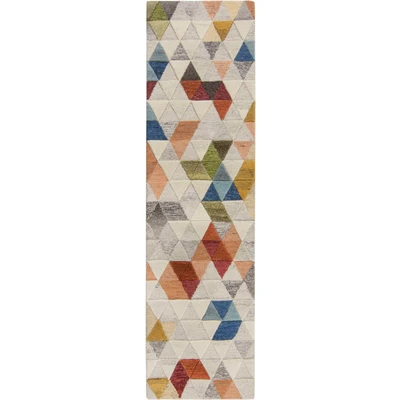 Abbildung von FLAIR RUGS Läufer &quot;Amari&quot;, rechteckig, Wollläufer Multi