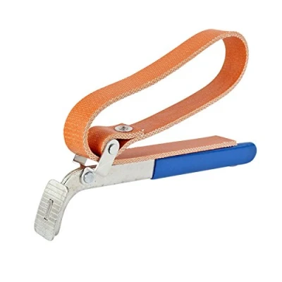 Abbildung von APT Ölfilterschlüssel Gewebeband 55 150 mm Hebel 170 gummierter Griff