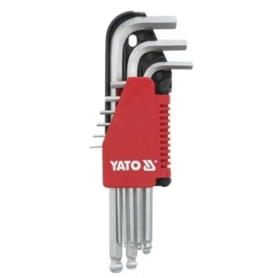 Abbildung von YATO YT 0507 Winkelschraubendrehersatz Chrom Vanadium Stahl 9