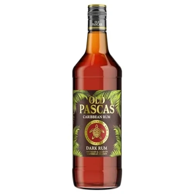 Abbildung von Old Pascas Barbados Dark Rum, 1 l (1er Pack)