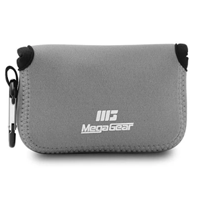 Abbildung von MegaGear MG790 Nikon Coolpix W100, S33 Ultraleichte Kameratasche aus Neopren Grau
