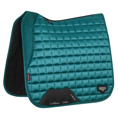 Abbildung von LeMieux Zadeldekje Loire Memory Satin Sq CC Peacock Green L