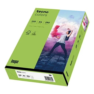 Abbildung von 5 x Inapa Multifunktionspapier tecno colors A4 120g/qm VE=250 Blatt gr