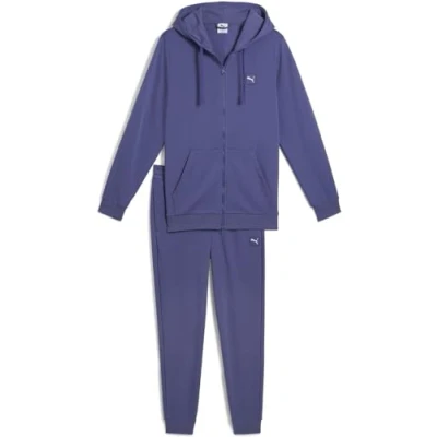 Abbildung von Puma Hooded SUIT SET Trainingsanzug, Herren, Größe: Medium, Blue crystal