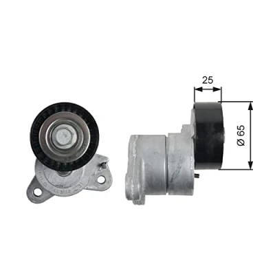 Abbildung von GATES T39053 Spannrolle FleetRunner Micro V Stretch Fit MITSUBISHI: Lancer 8 Limousine, Outlander 2 SUV, ASX DODGE: Journey MPV, Caliber
