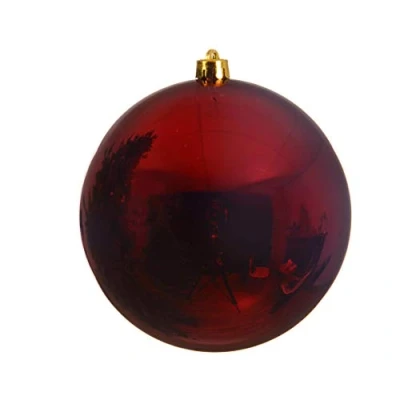 Abbildung von Weihnachten Kunststoff glänzend oxblood 140 mm KSD