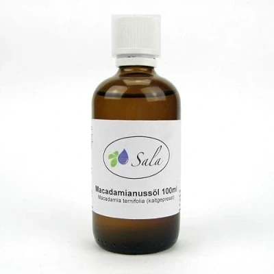 Abbildung von Sala Macadamianussöl kaltgepresst FOOD GRADE konv. (100 ml Glasflasche)