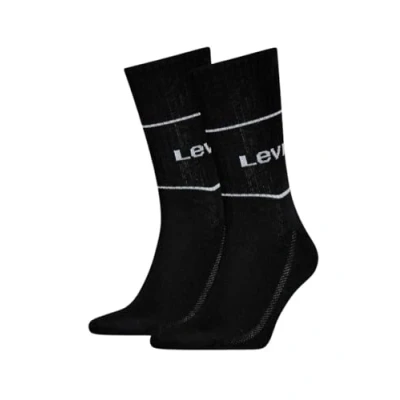 Abbildung von Levi&#039;s® Sportsocken (Packung, 2 Paar) mit breitem Logobund
