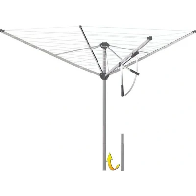 Abbildung von JUWEL Wäschespinne Novastar 500 Compact (für ca. 4 5 Waschmaschinenfüllungen, mit Alustandrohr 50 mm, lässt Sich leicht aufspannen, Wäschetrockner) 30801