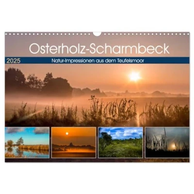 Abbildung von Osterholz Scharmbeck, Natur Impressionen aus dem Teufelsmoor (Wandkalender 2025 DIN A3 quer), CALVENDO Monatskalender
