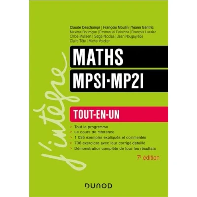 Abbildung von Maths MPSI MP2I Tout en un 7e éd.: