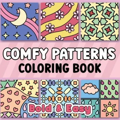 Abbildung von Comfy Patterns Coloring Book: Bold &amp; Easy (Bold Books)